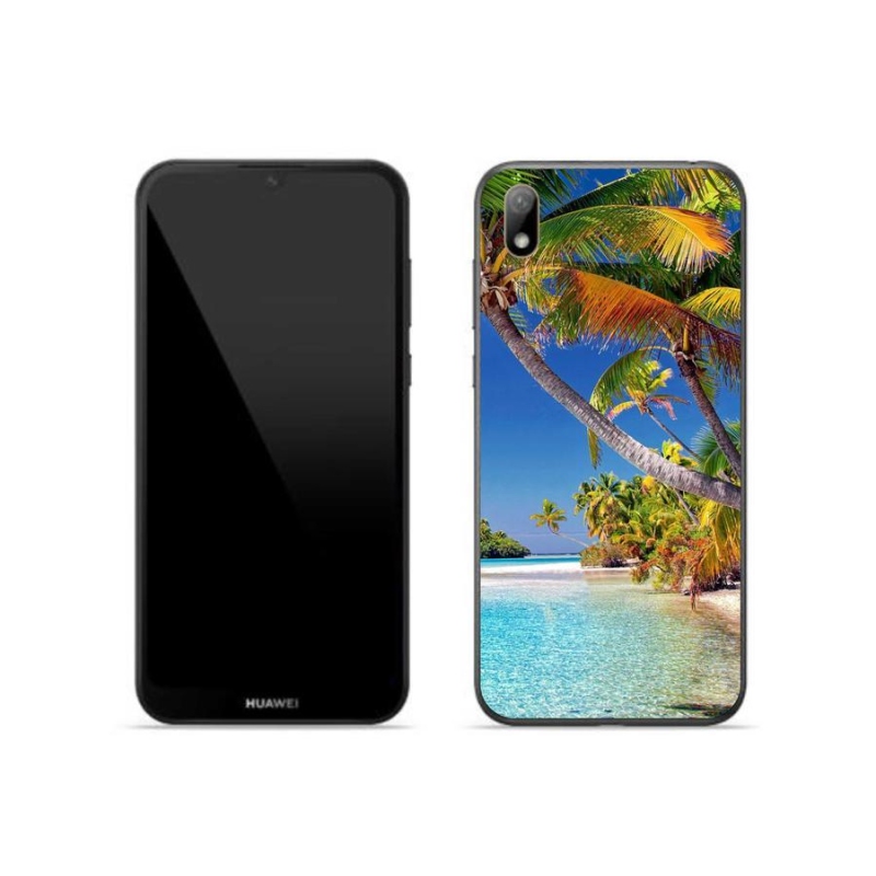 Gélový obal mmCase na mobil Huawei Y5 (2019) - morská pláž