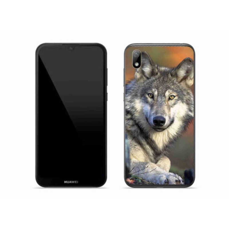 Gélový obal mmCase na mobil Huawei Y5 (2019) - vlk