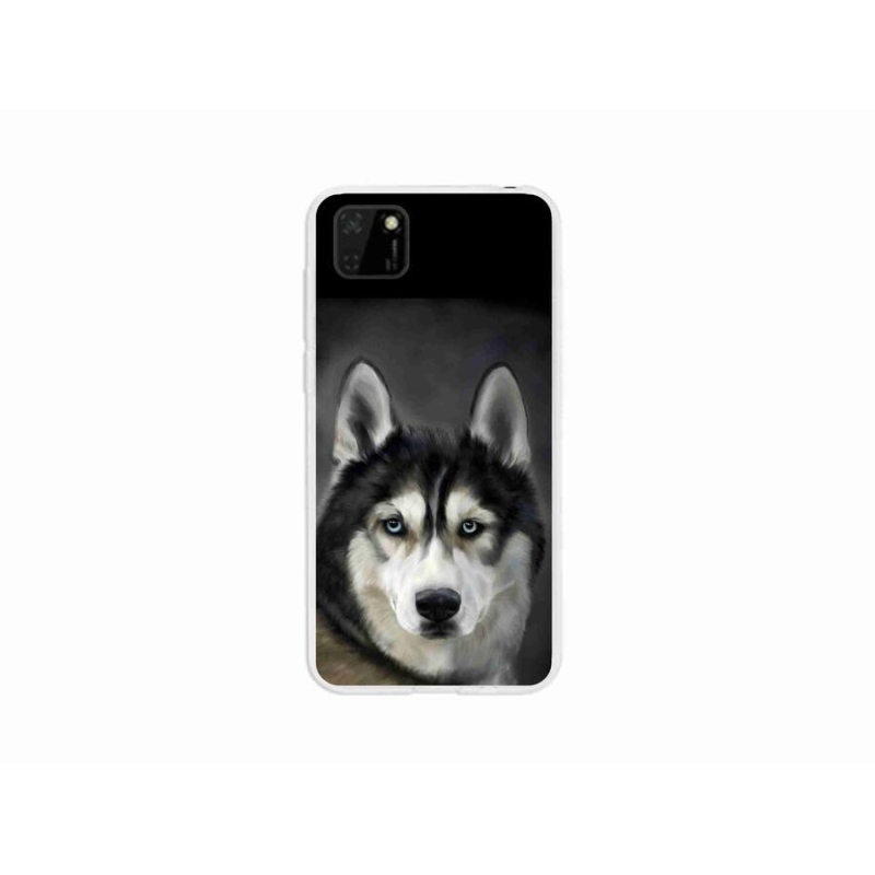 Gélový obal mmCase na mobil Huawei Y5p - husky