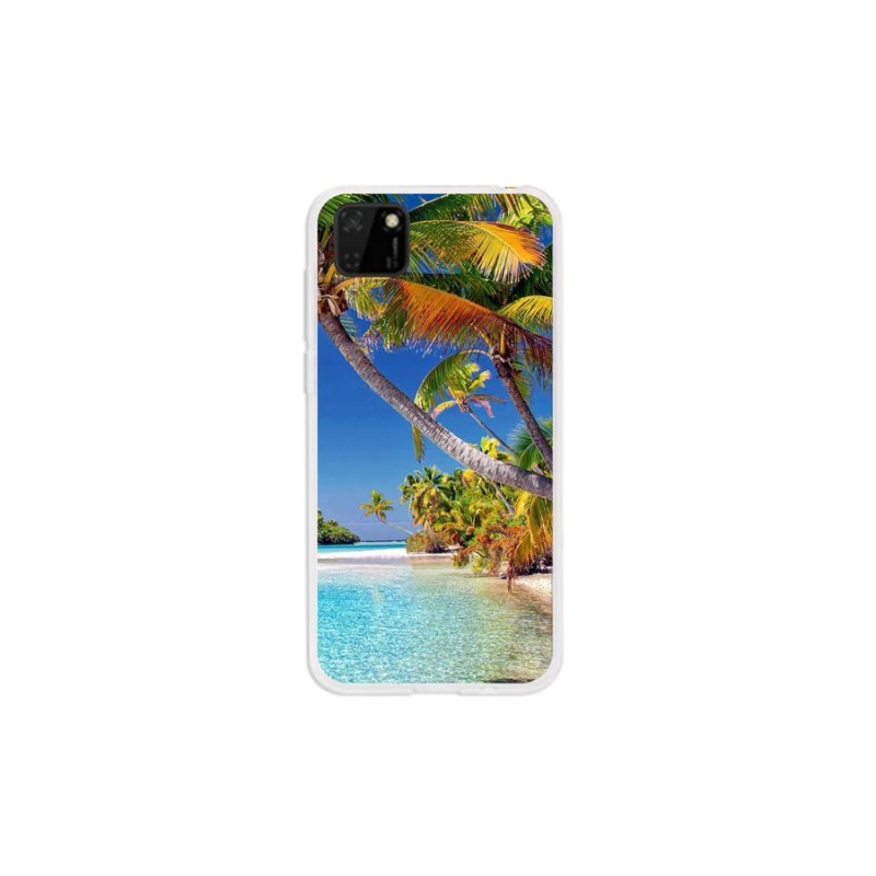 Gélový obal mmCase na mobil Huawei Y5p - morská pláž