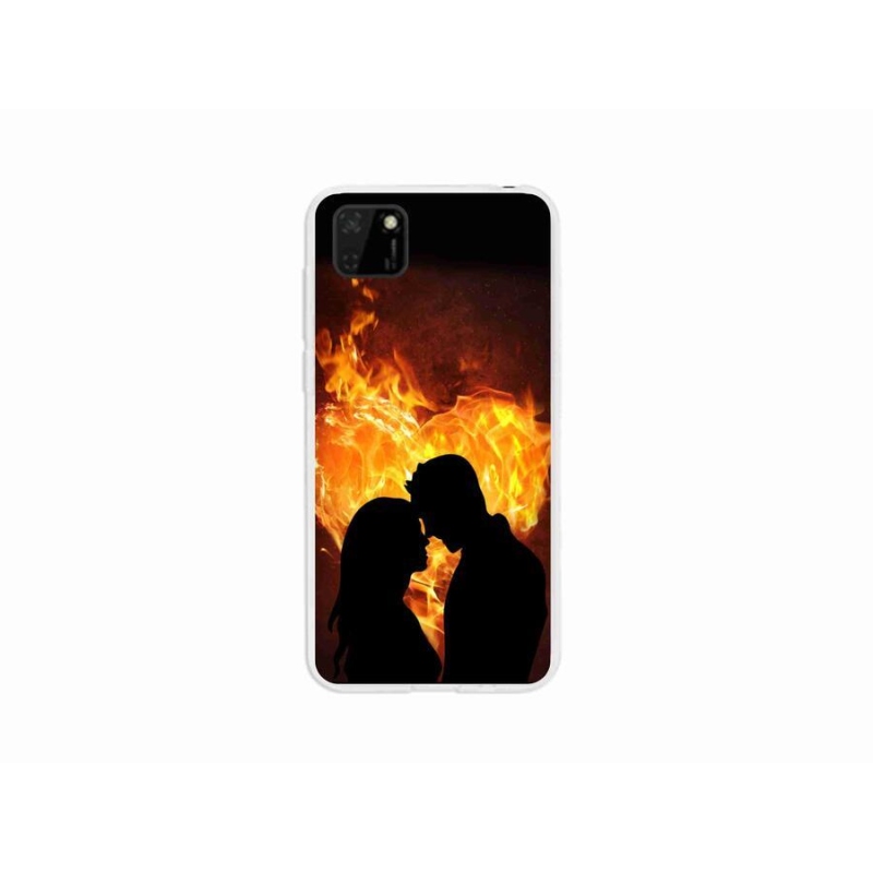 Gélový obal mmCase na mobil Huawei Y5p - ohnivá láska