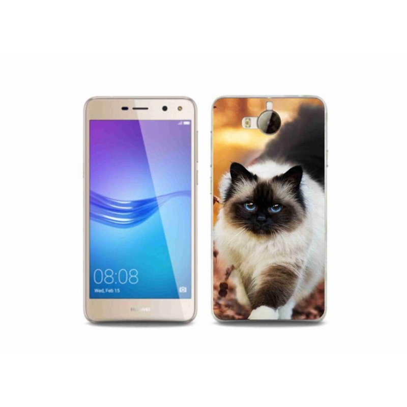 Gélový obal mmCase na mobil Huawei Y6 (2017) - mačka 1