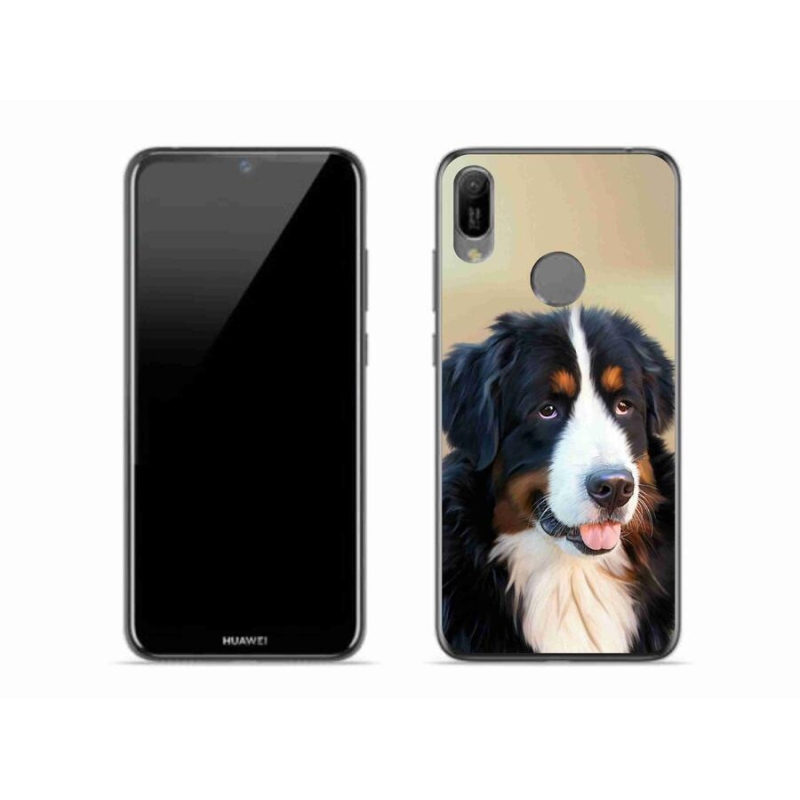 Gélový obal mmCase na mobil Huawei Y6 (2019) - bernský salašnícky pes