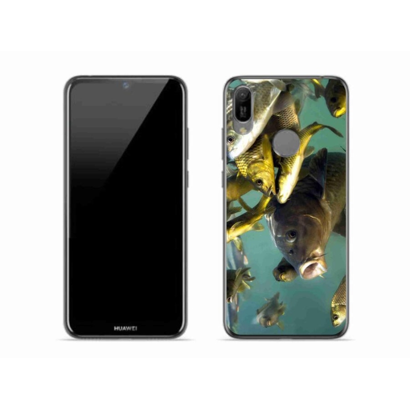 Gélový obal mmCase na mobil Huawei Y6 (2019) - kŕdeľ rýb