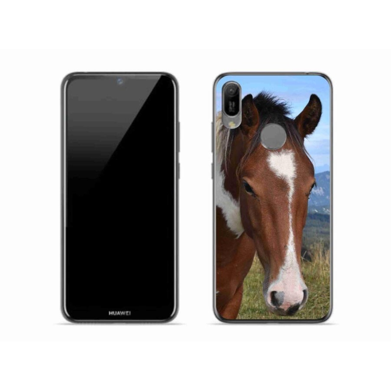 Gélový obal mmCase na mobil Huawei Y6 (2019) - hnedý kôň