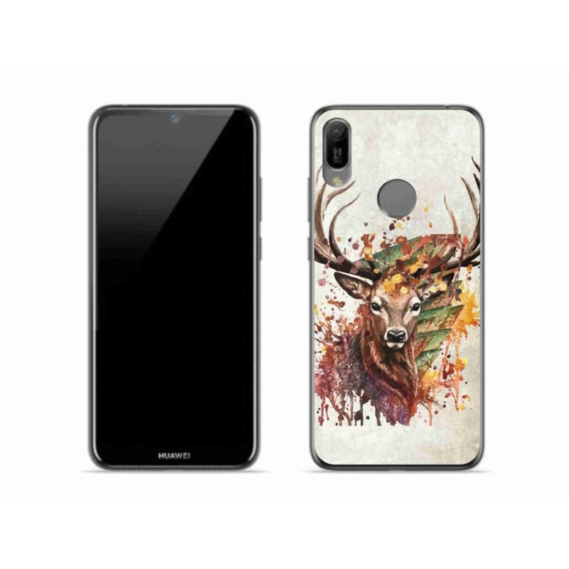 Gélový obal mmCase na mobil Huawei Y6 (2019) - jeleň 1