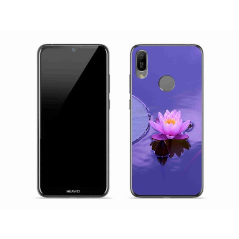 Gélový obal mmCase na mobil Huawei Y6 (2019) - kvet na hladine