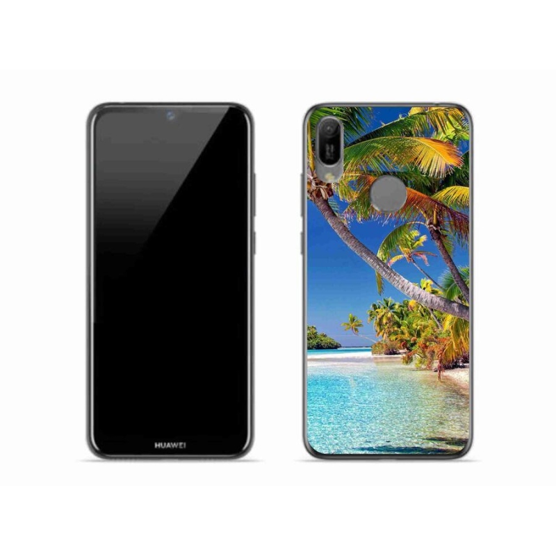 Gélový obal mmCase na mobil Huawei Y6 (2019) - morská pláž