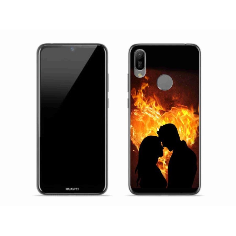 Gélový obal mmCase na mobil Huawei Y6 (2019) - ohnivá láska