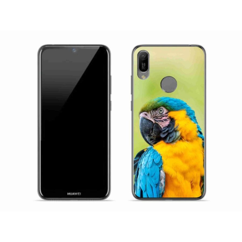 Gélový obal mmCase na mobil Huawei Y6 (2019) - papagáj ara 2