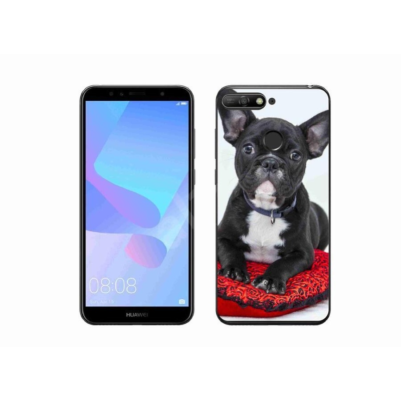 Gélový obal mmCase na mobil Huawei Y6 Prime 2018 - buldog