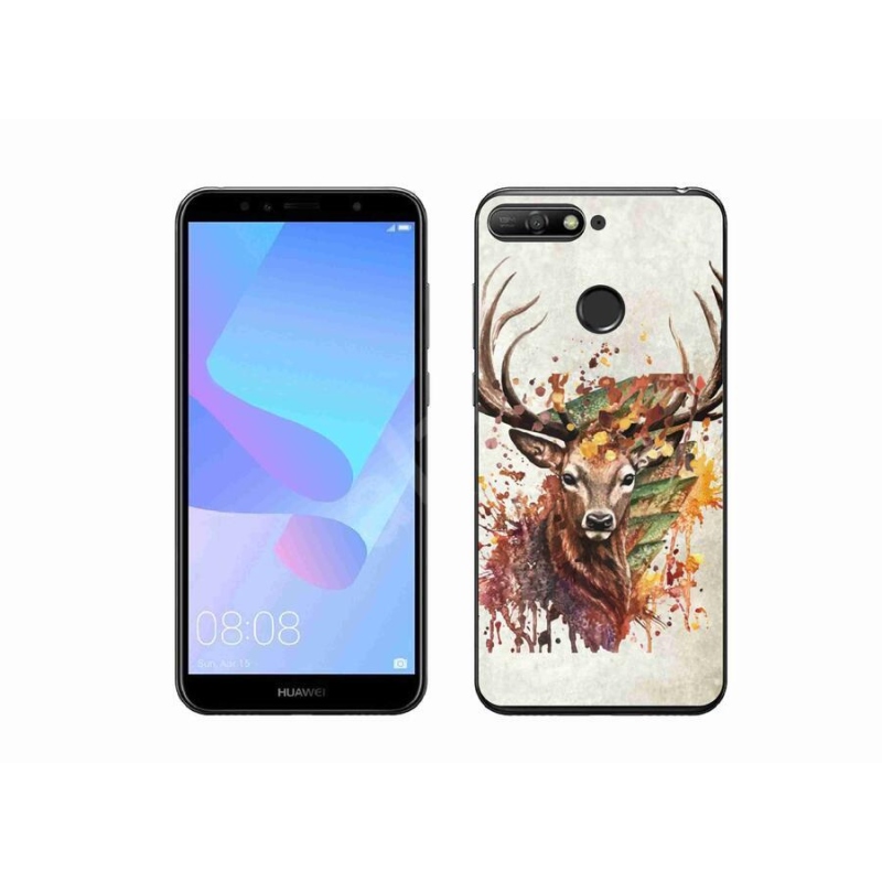 Gélový obal mmCase na mobil Huawei Y6 Prime (2018) - jeleň 1