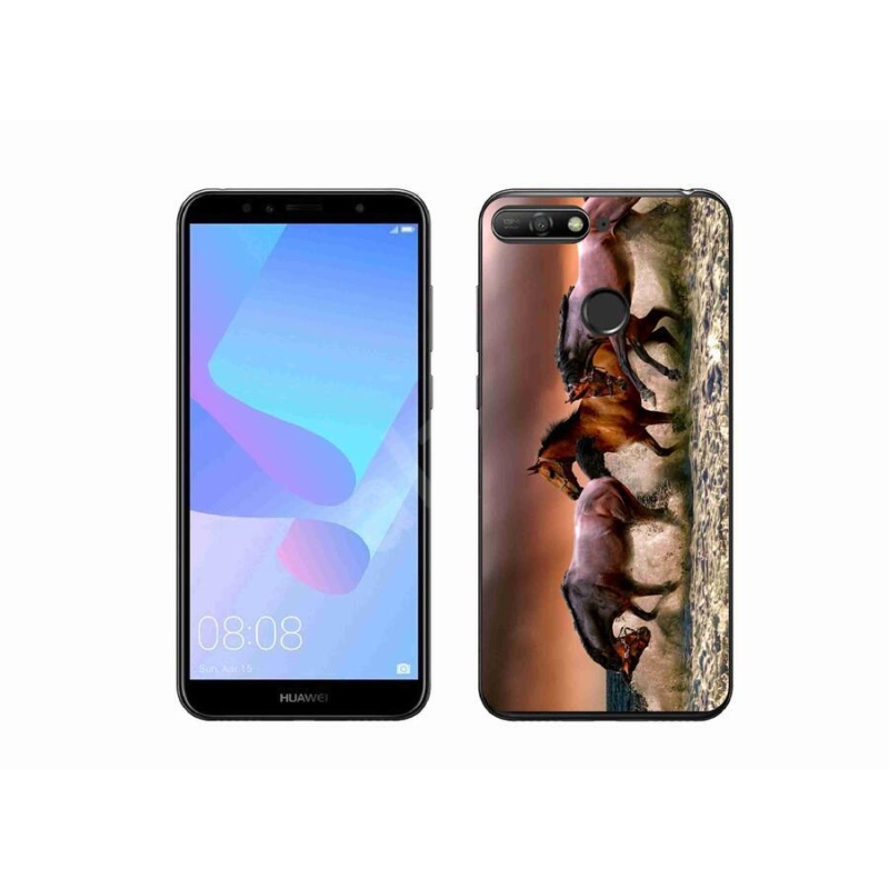 Gélový obal mmCase na mobil Huawei Y6 Prime (2018) - kone 1