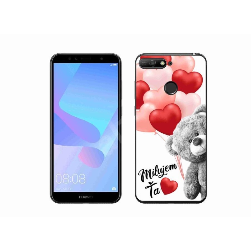 Gélový obal mmCase na mobil Huawei Y6 Prime (2018) - milujem Ťa sk