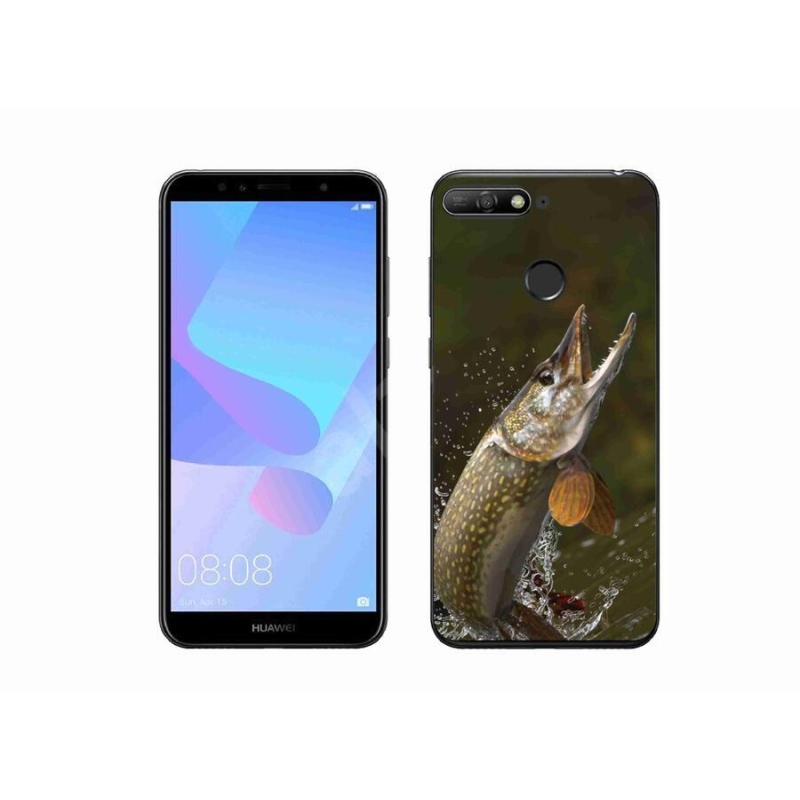 Gélový obal mmCase na mobil Huawei Y6 Prime (2018) - šťuka