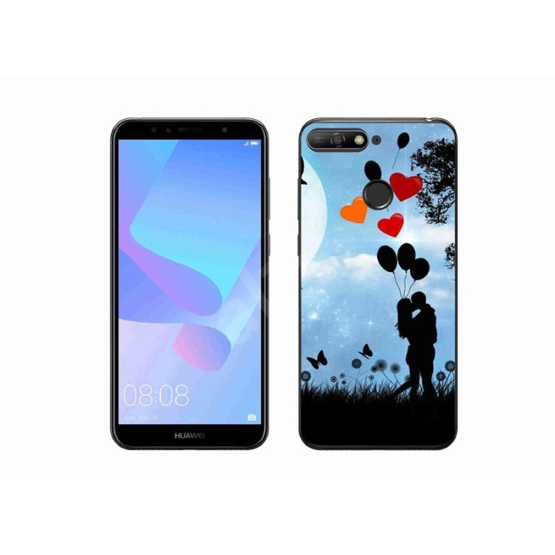 Gélový obal mmCase na mobil Huawei Y6 Prime 2018 - zamilovaný pár