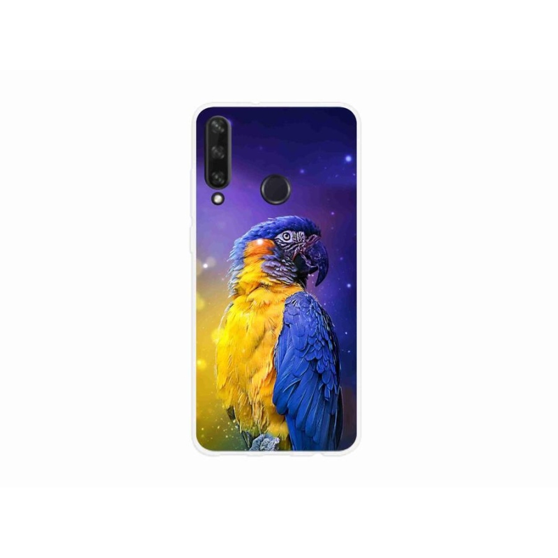 Gélový obal mmCase na mobil Huawei Y6p - papagáj ara 1