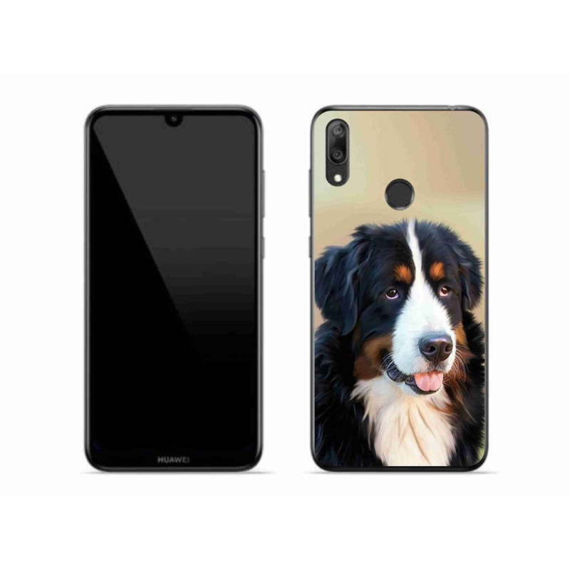 Gélový obal mmCase na mobil Huawei Y7 (2019) - bernský salašnícky pes