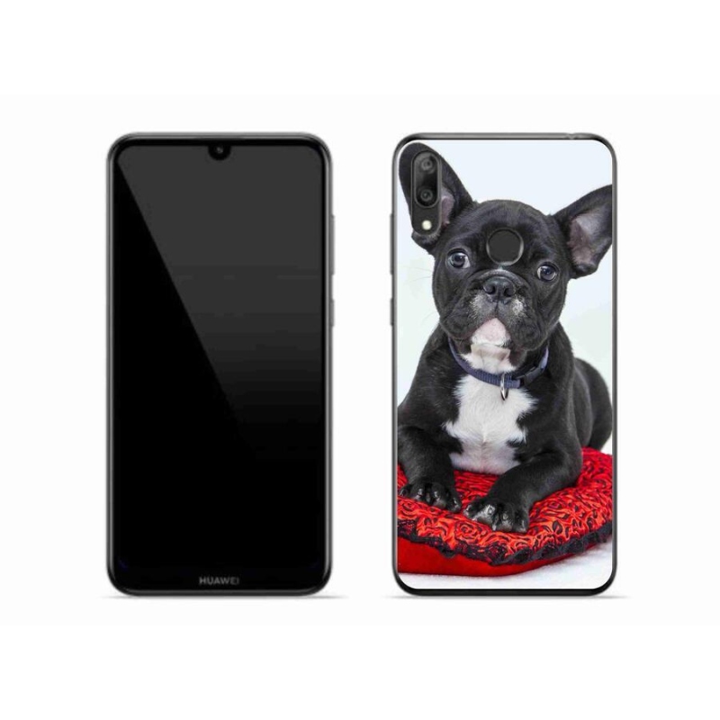 Gélový obal mmCase na mobil Huawei Y7 (2019) - buldog