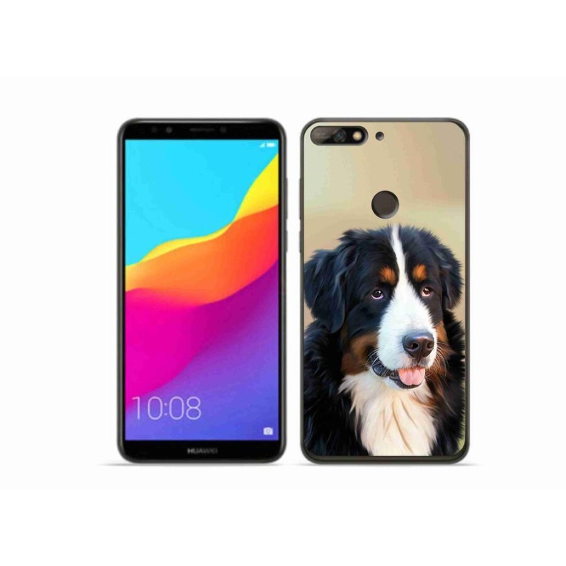 Gélový obal mmCase na mobil Huawei Y7 Prime (2018) - bernský salašnícky pes