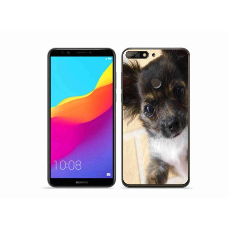 Gélový obal mmCase na mobil Huawei Y7 Prime (2018) - čivava 2