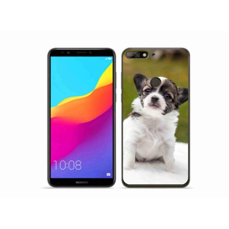 Gélový obal mmCase na mobil Huawei Y7 Prime (2018) - čivava 4