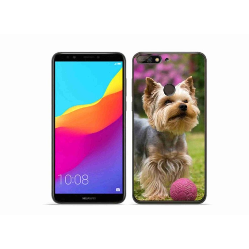 Gélový obal mmCase na mobil Huawei Y7 Prime (2018) - jorkšír 4