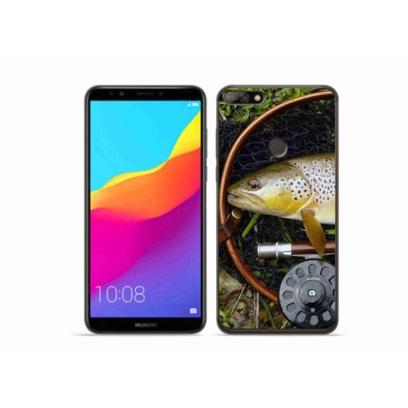 Gélový obal mmCase na mobil Huawei Y7 Prime (2018) - pstruh 2