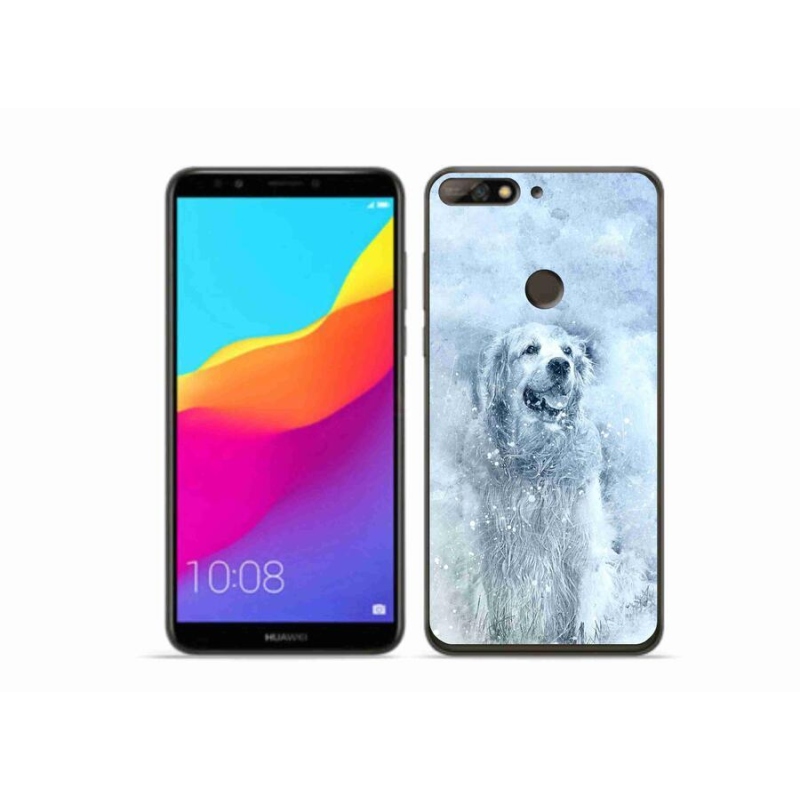 Gélový obal mmCase na mobil Huawei Y7 Prime (2018) - retríver