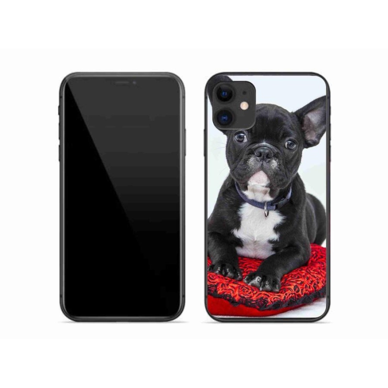 Gélový obal mmCase na mobil iPhone 11 - buldog