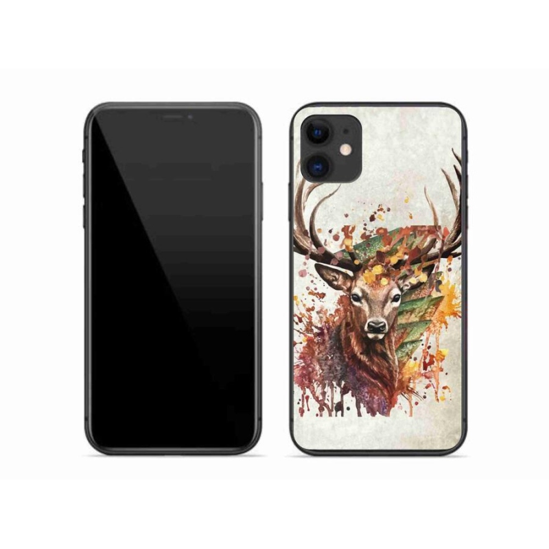 Gélový obal mmCase na mobil iPhone 11 - jeleň 1