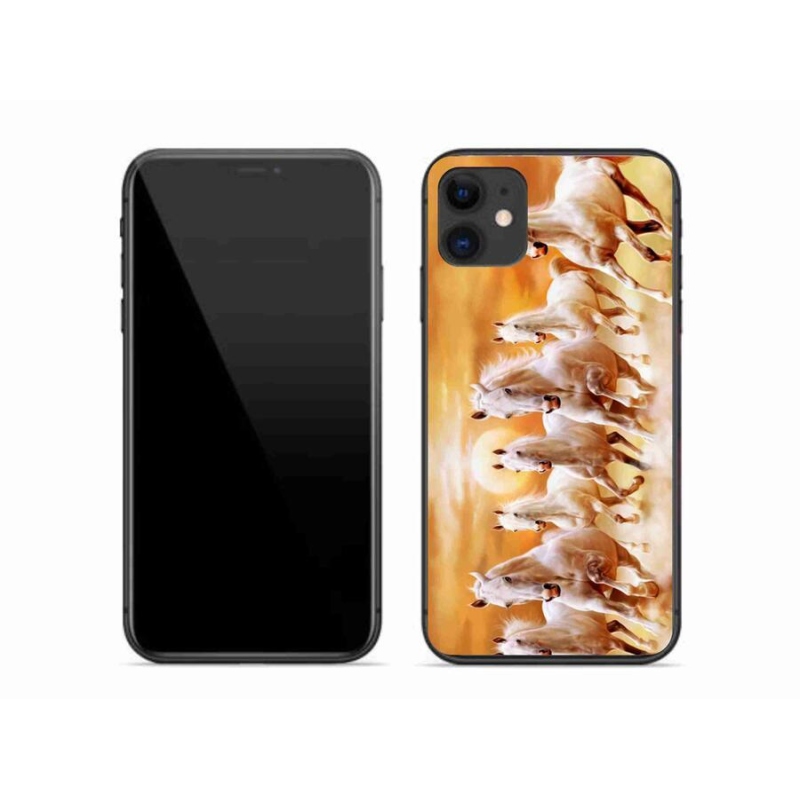 Gélový obal mmCase na mobil iPhone 11 - kone 2