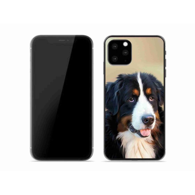 Gélový obal mmCase na mobil iPhone 11 Pro - bernský salašnícky pes