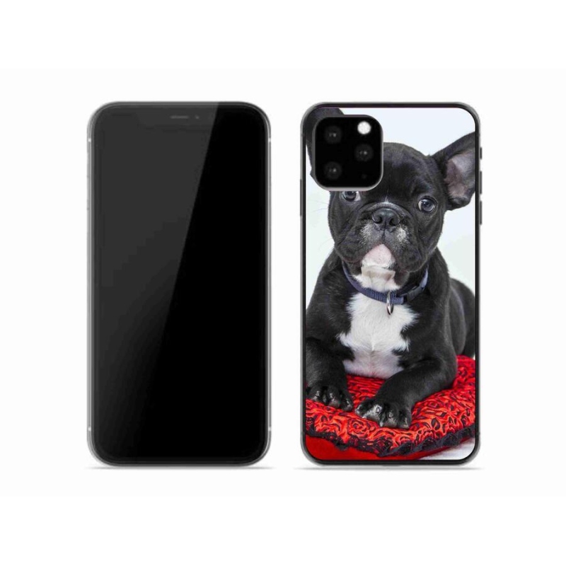 Gélový obal mmCase na mobil iPhone 11 Pro - buldog