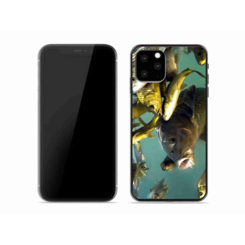 Gélový obal mmCase na mobil iPhone 11 Pro - kŕdeľ rýb