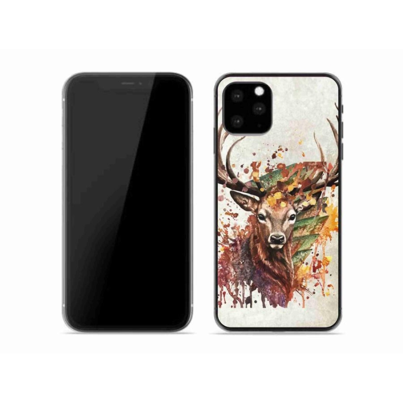 Gélový obal mmCase na mobil iPhone 11 Pro - jeleň 1