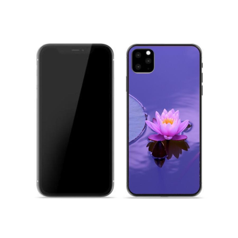 Gélový obal mmCase na mobil iPhone 11 Pro - kvet na hladine