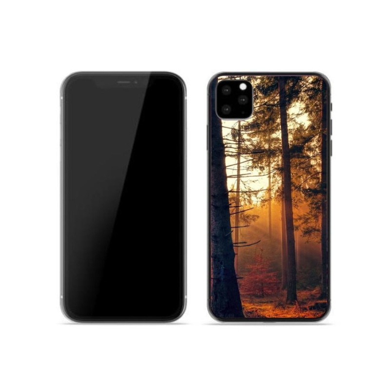 Gélový obal mmCase na mobil iPhone 11 Pro - les