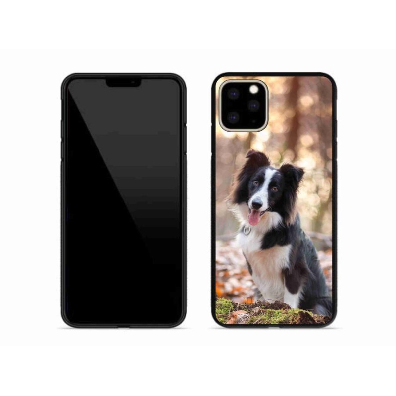 Gélový obal mmCase na mobil iPhone 11 Pro Max - border kólie 1