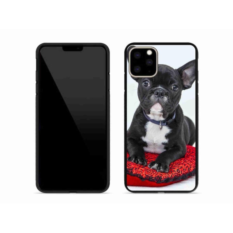 Gélový obal mmCase na mobil iPhone 11 Pro Max - buldog