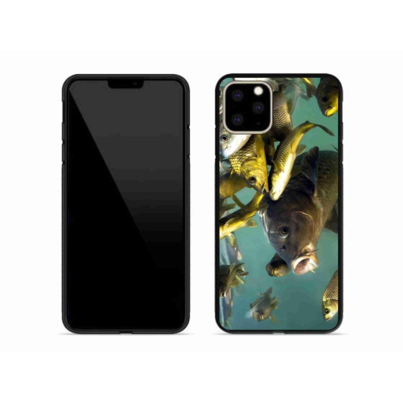 Gélový obal mmCase na mobil iPhone 11 Pro Max - kŕdeľ rýb