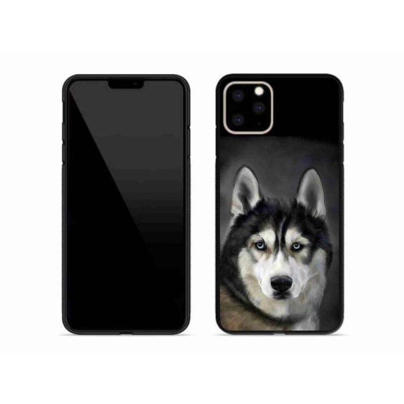 Gélový obal mmCase na mobil iPhone 11 Pro Max - husky