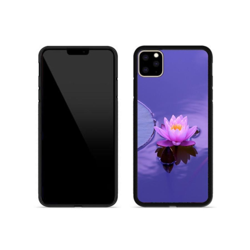 Gélový obal mmCase na mobil iPhone 11 Pro Max - kvet na hladine