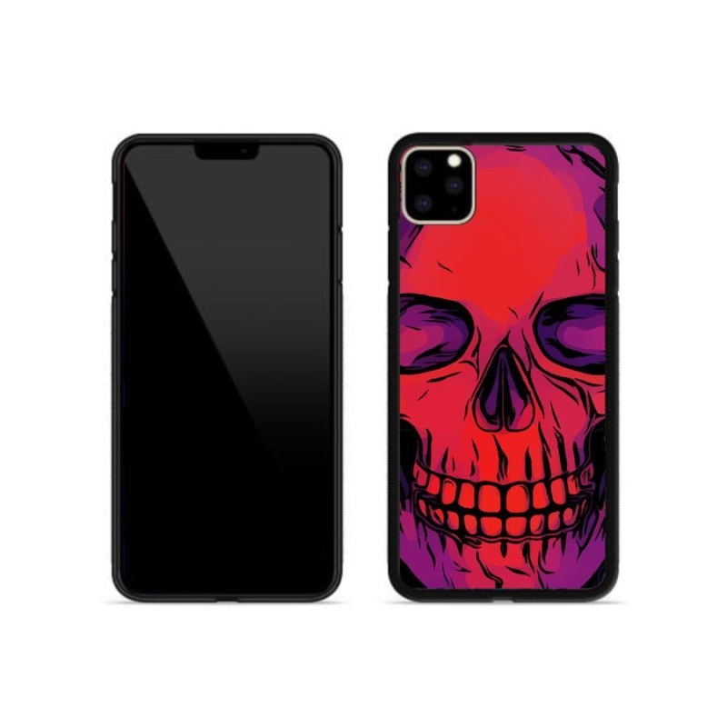 Gélový obal mmCase na mobil iPhone 11 Pro Max - lebka