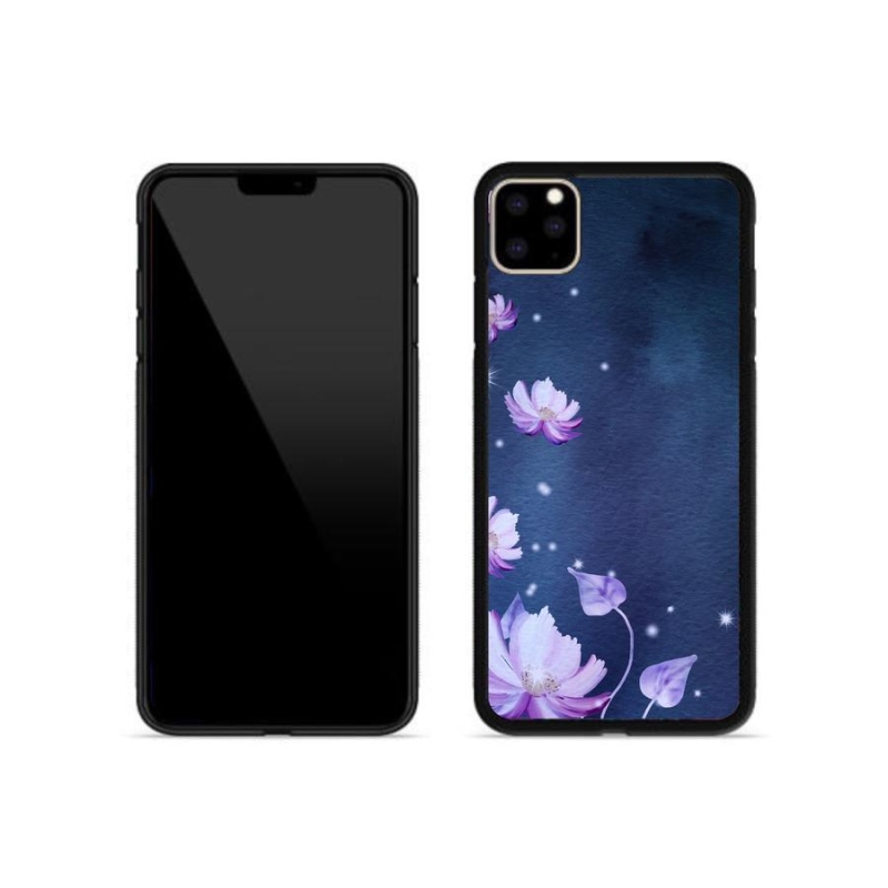 Gélový obal mmCase na mobil iPhone 11 Pro Max - padajúce kvety