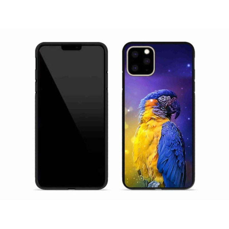 Gélový obal mmCase na mobil iPhone 11 Pro Max - papagáj ara 1