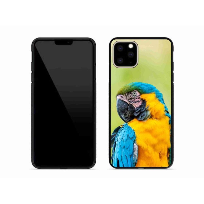 Gélový obal mmCase na mobil iPhone 11 Pro Max - papagáj ara 2