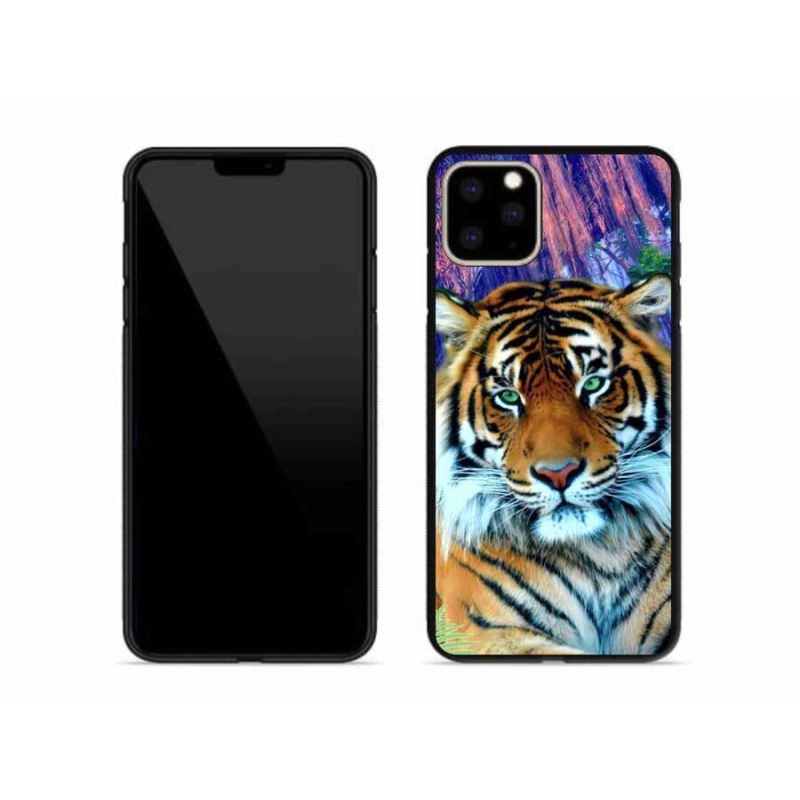 Gélový obal mmCase na mobil iPhone 11 Pro Max - tiger