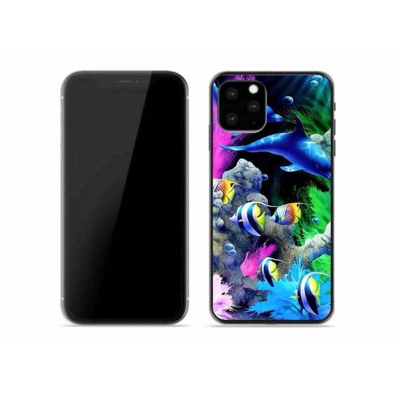 Gélový obal mmCase na mobil iPhone 11 Pro - morský svet