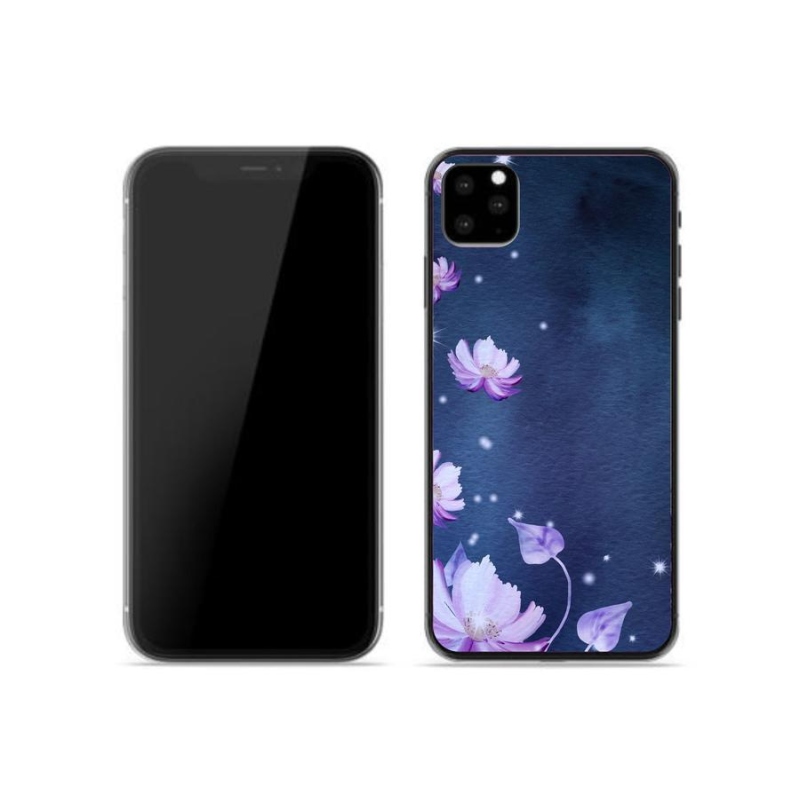 Gélový obal mmCase na mobil iPhone 11 Pro - padajúce kvety